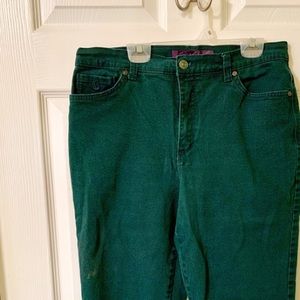 Gloria Vanderbilt Green Highwaisted Jeans